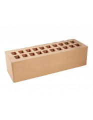 Кирпич евро золотистый гладкий (ЛКЗ)