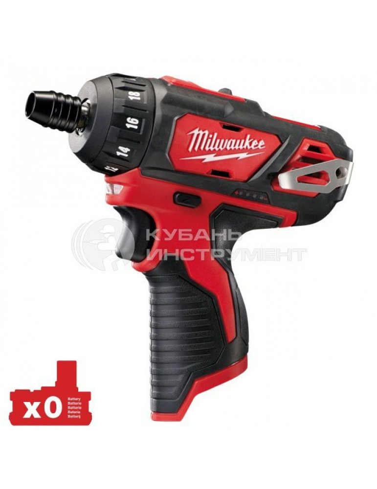 Аккумуляторная дрель-шуруповерт Milwaukee M12 BD-0 4933441910