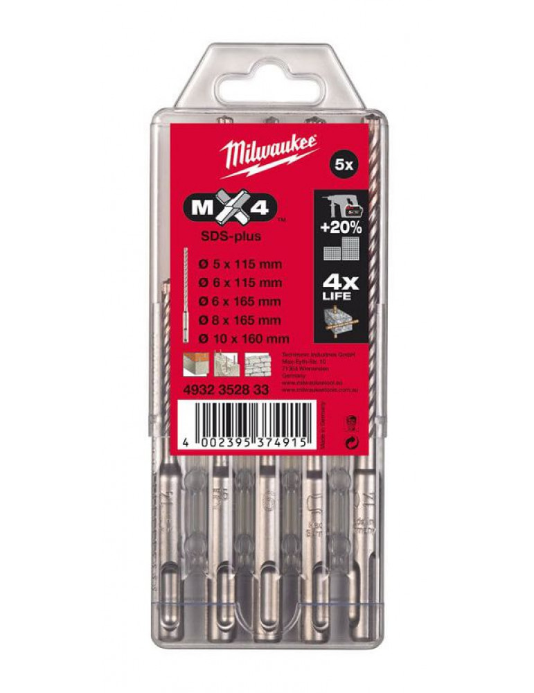 Промо набор Milwaukee M18 CHX-Promo (Перфоратор 4933451381+ буры 4932352833,4932352340, 4932430002)