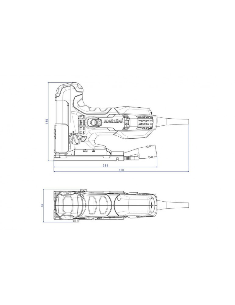 Лобзик Metabo STE100Quick, картон 601100000