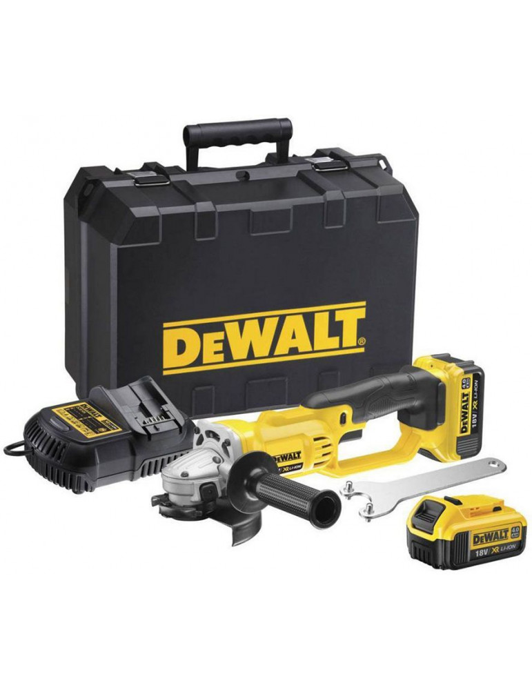 Аккумуляторная угловая шлифовальная машина DeWalt DCG 412 M2