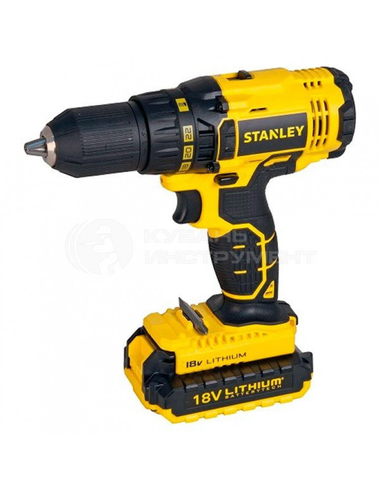 Аккумуляторная дрель-шуруповерт Stanley SCD 20 C2K-RU
