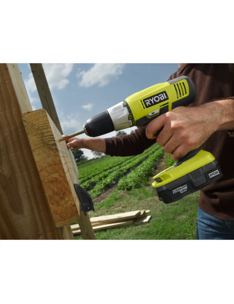 Аккумуляторная дрель Ryobi 5133002641 (R18DDP2-0)