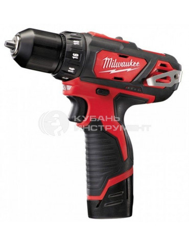 Аккумуляторная дрель-шуруповерт Milwaukee M12 BDD-202C Li-Ion2Ач 4933441915