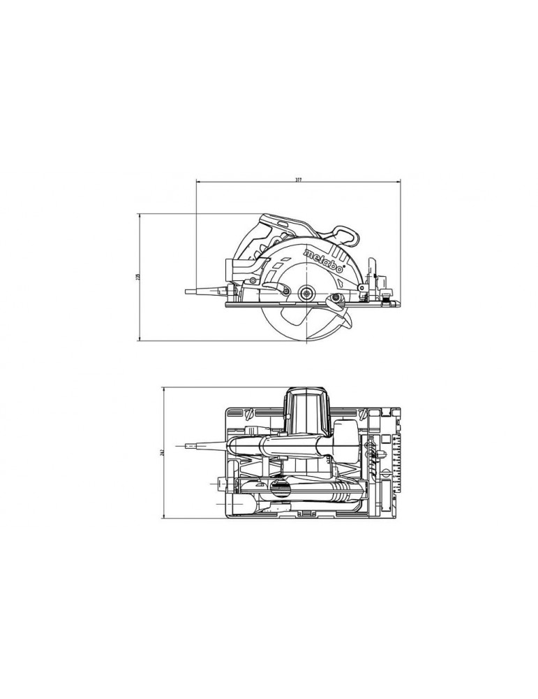 Пила дисковая Metabo KS 55 FS 600955000