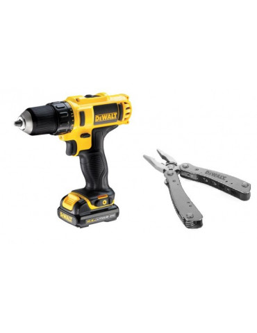 Аккумуляторная дрель DeWalt DCD 710 C2P (подарок мультитул)