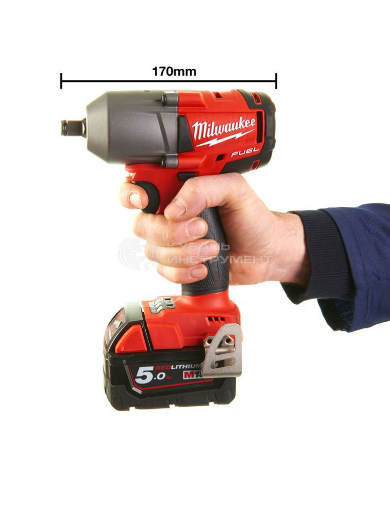 Аккумуляторный гайковерт Milwaukee M18 FMTIWF12-502X 4933459185