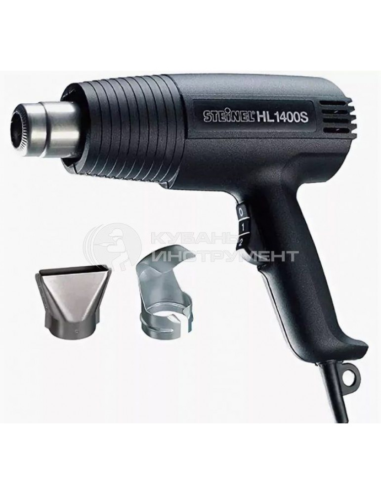 Набор строительный Steinel фен HL 1400 S картон + 2 насадки 052706 (110055247)