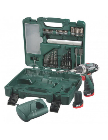 Аккумуляторный винтоверт Metabo PowerMaxx BS LC40 + (набор) 600080870