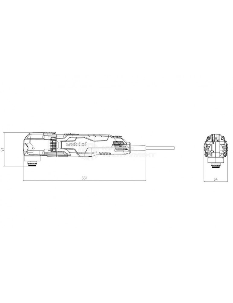 Мультитул Metabo MT400Quick Metaloc Set 601406700