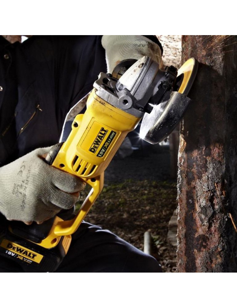 Аккумуляторная угловая шлифовальная машина DeWalt DCG 412 N
