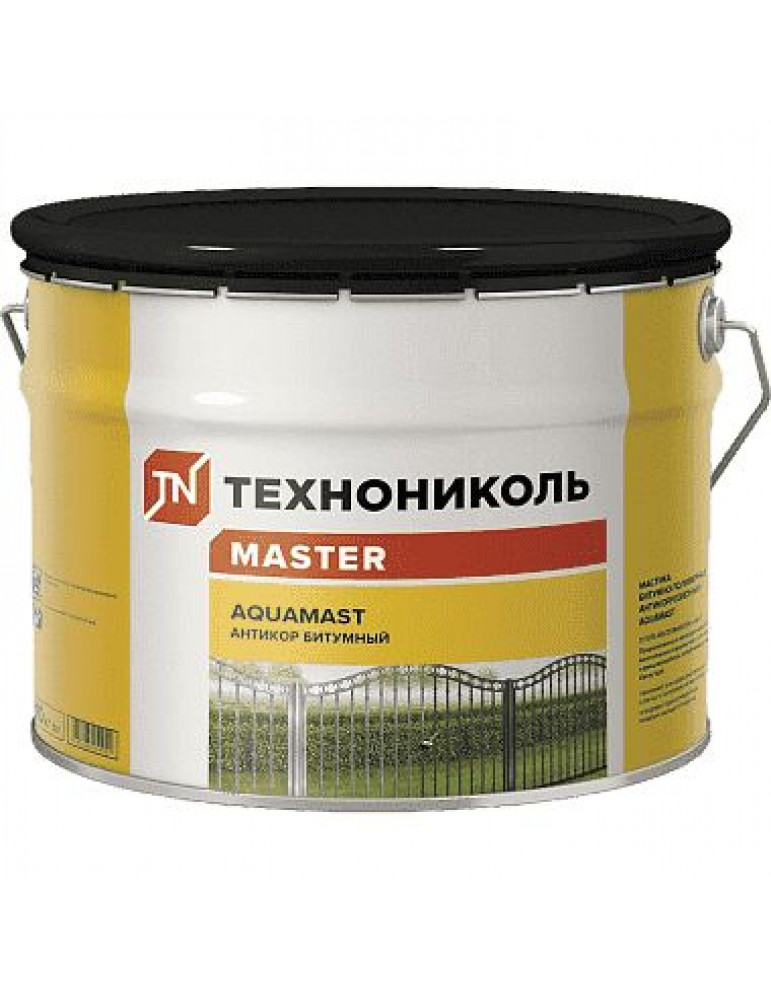 Мастика Технониколь Aquamast 8 кг антикоррозионная