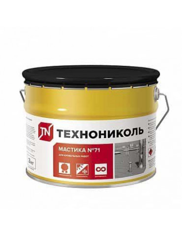 Мастика Технониколь №71 3 кг герметизирующая