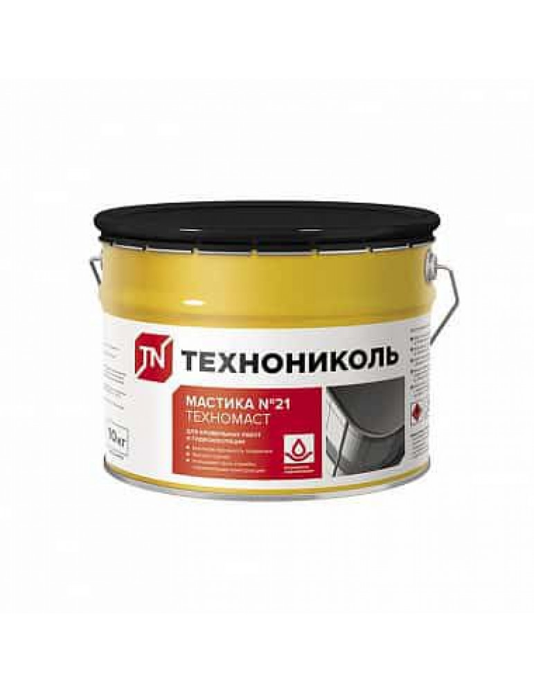 Мастика Технониколь №21 Техномаст 10 кг кровельная