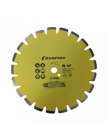 Диск алмазный CHAMPION асфальт 350х25,4х10