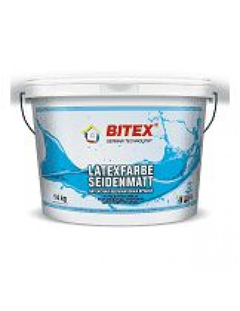 Краска латексная Bitex Latexfarbe Seidenmatt полуматовая база 1 7 кг