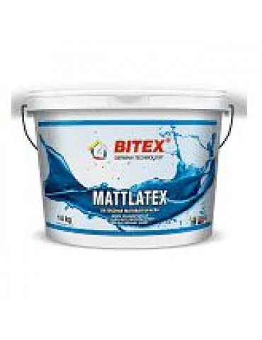Краска матовая Bitex Mattlatex база 1 латексная 14 кг