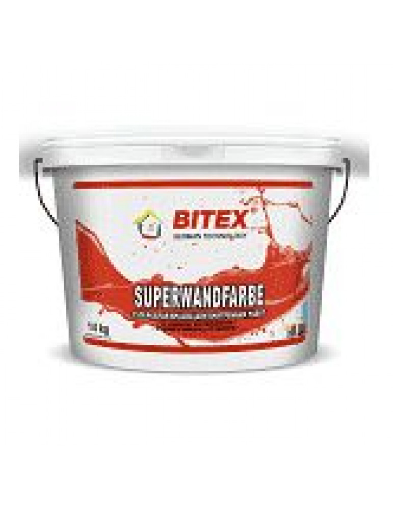 Краска матовая Bitex Superwandfarbe супербелая база 3 21 кг