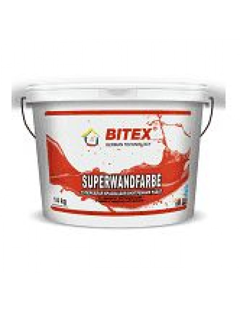 Краска матовая Bitex Superwandfarbe супербелая база 3 14 кг
