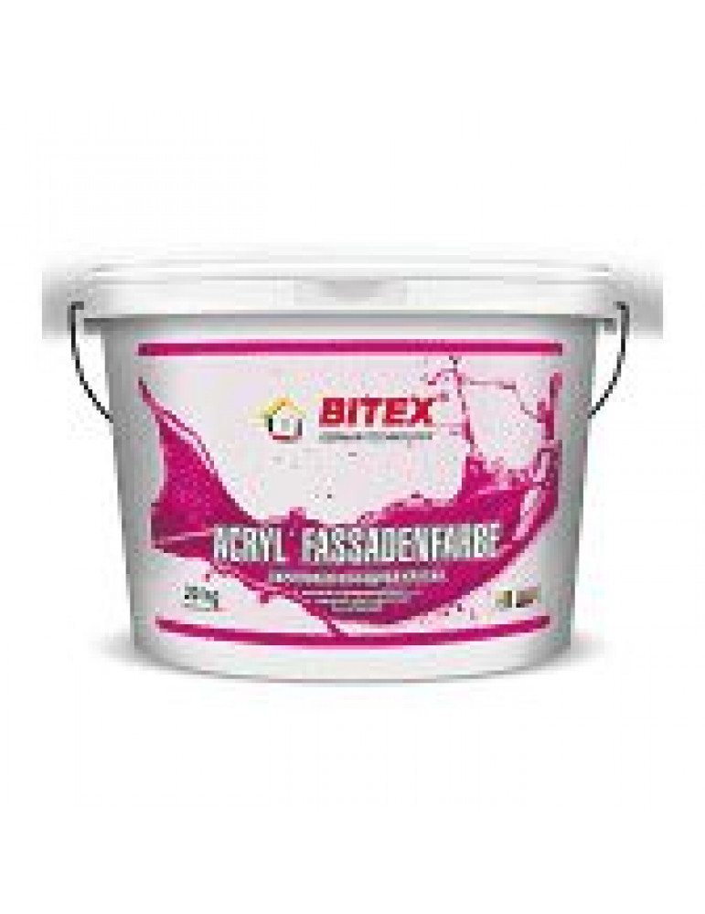 Краска акриловая Bitex Acryl Fassadenfarbe для фасада база 1 20 кг