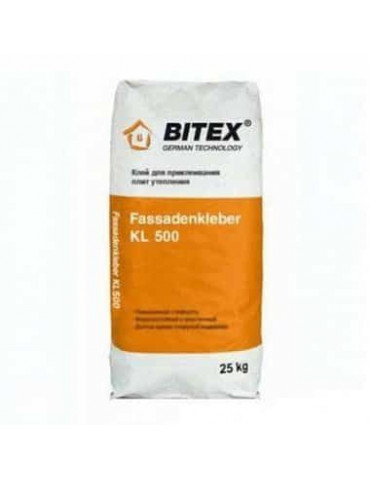 Клей для утеплителя Bitex Fassadenkleber KL 500 25 кг