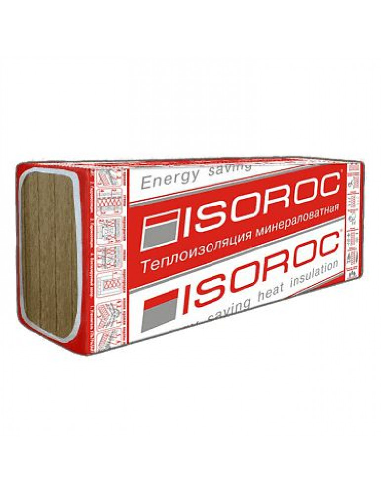 Базальтовая вата Isoroc Изофас-140 1000x600x100 мм