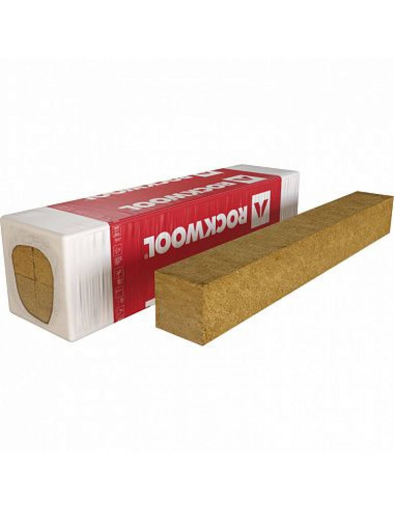 Базальтовая вата Rockwool Фасад Ламелла 1200x150x100 мм