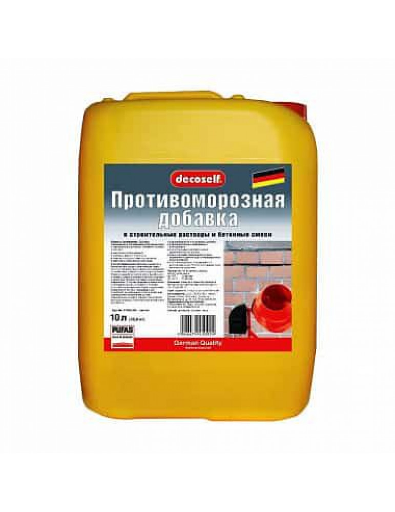 Pufas Противоморозная добавка в строит. растворы и бетон до -10С (10л = 10,9кг)