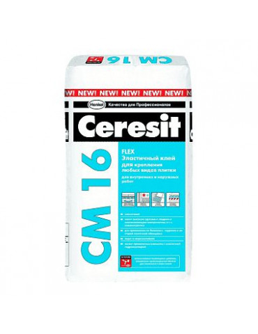 Клей для плитки эластичный Ceresit CM16 25 кг