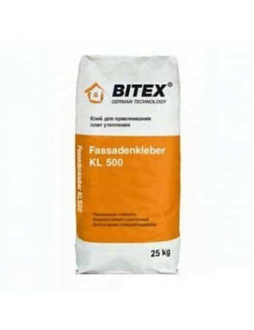 Клей для утеплителя Bitex Fassadenkleber KL 500 25 кг