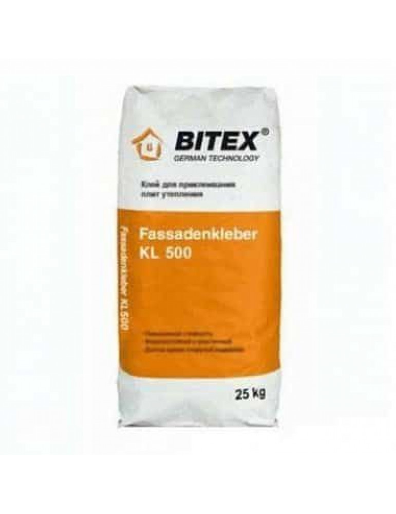 Клей для утеплителя Bitex Fassadenkleber KL 500 25 кг
