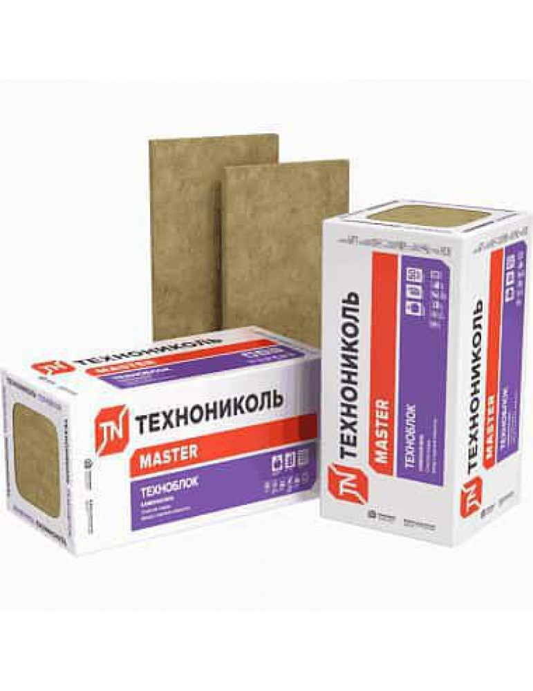 Базальтовая вата Технониколь Техноблок Стандарт 1200x600x110 мм 3 плиты